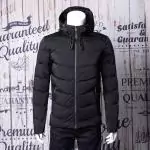 doudoune veste armani man luxe modele hoodie black